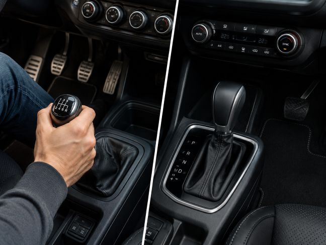 Manual and automatic gearbox comparison for Yorkshire & North East hire cars