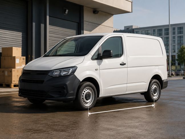 Short wheelbase van example for Yorkshire & North East van hire